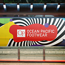 Live in Colors - Ocean Pacific Footwear. Br, ing, Identit, Art Direction, Marketing, and Advertising project by Astrid Margarita - 04.04.2018