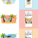 Ilustraciones para RRSS. Graphic Design, Traditional illustration, and Vector Illustration project by Alana García Ortega - 05.08.2018