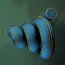 Lettering 3D: modelado y texturizado con Cinema 4D. 3D, Lettering, and 3D Modeling project by Niko - 05.08.2018