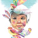 Mi Proyecto del curso: Retrato ilustrado en acuarela. Un projet de Illustration traditionnelle de Laura Marcela Castiblanco Arias - 15.05.2018