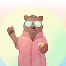 El Oso Paco de viernes!. Un proyecto de Ilustración digital y Pintura de Marta Camacho - 18.05.2018