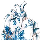 KINTSUGI HEART. Un proyecto de Bellas Artes, Dibujo a lápiz, Ilustración tradicional y Pintura a la acuarela de Crisbel Robles - 14.02.2018