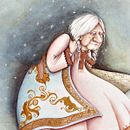 El peso de la vida. Een project van  Beeldende kunst,  Tekening, Traditionele illustratie y Aquarelschilderen van Diana Valdayo - 03.06.2018