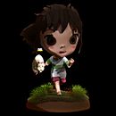Chibi Chihiro & Co. . % Julia Pardo Lecumberri tarafından hazırlanan 3D Modelleme projesi - 04.05.2018