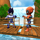 Escenarios para juego de superhéroes. 3D, Comic, Creativit, Set Design, 3D Modeling, L, scape Architecture, and Game Design project by Jose Repiso Rodriguez - 10.13.2017