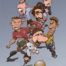 Rusia 2018. Een project van Ontwerp van personages van Unai Gaztelumendi - 06.06.2018