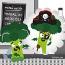 Brocoliti Ilustración personaje. Un proyecto de Ilustración vectorial de Carina Galliano - 01.05.2018