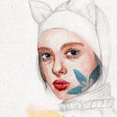 Mi Proyecto del curso: Retrato ilustrado en acuarela. Drawing, and Traditional illustration project by María Asenjo - 06.10.2018