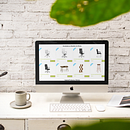 OFICINA A UN CLICK. Un proyecto de Desarrollo Web, Diseño, Diseño Web y Marketing Digital de Paula Jiménez Carbó - 13.06.2018