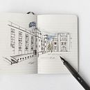 Urban Sketch Ein Projekt aus dem Bereich Traditionelle Illustration von Joan Rico - 19.06.2018