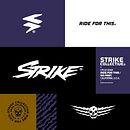 Strike Collective Cycle Gear. Ein Projekt aus dem Bereich Traditionelle Illustration, Branding und Identität und Verpackung von Izrael Silva - 14.07.2017