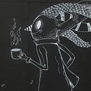 Mural "Bar plaza" Basauri. Un proyecto de Arte urbano e Ilustración tradicional de Ana Roca - 02.07.2018