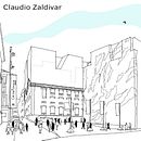 Caixa Forum Madrid. Een project van 2D-animatie, Architectuur,  Creativiteit,  Tekening y Digitale illustratie van Claudio Zaldivar Araujo - 07.07.2018