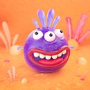 More Stupid Friends v2 . Un proyecto de 3D, Dirección de arte, Diseño de personajes e Ilustración tradicional de Albert Carruesco - 11.07.2018