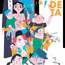 Premio-Cartel ganador FM de La Bordeta 2018. Un proyecto de Ilustración tradicional e Ilustración vectorial de Elisa Soro Sansó - 12.07.2018
