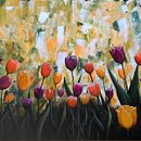 Jardín de Tulipanes . Design și Pictura de Melissa Arenas Cattán - 07.14.2018