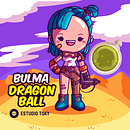 Bulma Dragon Ball. Un proyecto de Animación, Animación de personajes, Dirección de arte, Diseño, Diseño de personajes e Ilustración tradicional de Estudio Toky - 14.07.2018