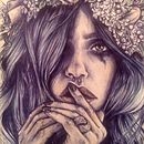 Anhelo. Artes plásticas, Criatividade, Desenho, Desenho de retrato, e Desenho realista projeto de Kassandra García-Abad Rodríguez - 30.07.2018