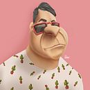 Vintage people. Un projet de Dessin, Dessin de portrait, Design , Conception de personnages et Illustration traditionnelle de Vicente Herrera Teruel - 30.07.2018