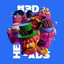 3D Heads. Un proyecto de 3D, Diseño de personajes e Ilustración tradicional de Oscar Moctezuma - 31.07.2018