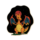 Charizard redmoon. Projekt z dziedziny  R, sunek, Design, Trad, c, jna ilustracja i Grafika wektorowa użytkownika Noe Tihista - 02.08.2018