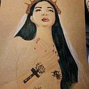 Piedad, Ilustración con pastel y lápices de colores. Een project van  van Claudia Taracena - 08.08.2018