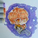 Fanart 707- Mystic Messenger. Un progetto di Illustrazione tradizionale e Disegno di jennifer_jocelyn - 10.08.2018