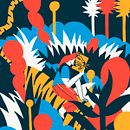 Tiger. Ilustração tradicional projeto de Alejandro Alonso - 17.06.2018