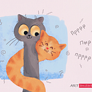 Gatitos. Un proyecto de Ilustración digital de Anastasiia St - 14.08.2018