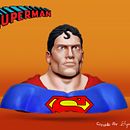 Superman Sin cejas - Curso de Modelado de personajes en 3D . 3D project by Bryan Vivas - 08.15.2018
