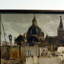 Lluvia en Sevilla. Óleo sobre lienzo.. Un progetto di Belle arti e Pittura di Amador Sevilla García - 01.12.1990