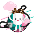 Morning Coffee Cup. Een project van Ontwerp van personages, Digitale illustratie y Vectorillustratie van Luis Y Rosina - 17.08.2018