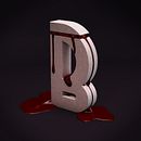 Bloody letter. Un proyecto de 3D, Dirección de arte, Diseño gráfico, Modelado 3D y Retoque fotográfico de Harry Sequini - 18.08.2018