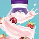 Yogur 3D. Graphic Design, Advertising, and Photo Retouching project by Gerard FFort - 08.23.2018