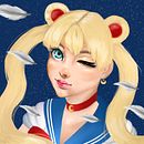 Sailor Moon . % Arantxa Carbó tarafından hazırlanan Çizim, Sanatsal Çizim, Geleneksel illüstras, on, Dijital İllüstras, Ve on projesi - 08.23.2018
