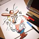 Mi Proyecto del curso: Diseño de personajes: desde el boceto hasta el arte final. Un proyecto de Dibujo de Francisco Cervantes - 24.08.2018