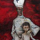 Pederastia en la Iglesia: Pintura sobre abuso sexual infantil /Luis Vargas Santa Cruz . % Luis Vargas Santa Cruz tarafından hazırlanan Güzel sanatlar projesi - 08.27.2018
