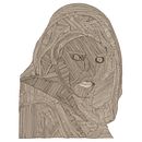  Ragazza afgana [MADE OF CARDBOARD]. Creativit, Design, Fine Arts, and Paper Craft project by Sabino Gazzillo - 08.27.2018
