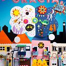 PROPUESTA CARTEL FESTA MAJOR DE GRÀCIA. . Un proyecto de Artesanía, Diseño de carteles, Diseño gráfico, Ilustración tradicional y Papercraft de Carlos Bautista - 31.08.2018