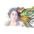 FIREWORKS. Een project van  Concept art,  Tekening,  Artistieke tekening,  Portrettekening, Realistische tekening y Schilderij van (GAB CAT) - 04.07.2018