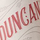 Sra. Duncan. Un proyecto de Br, ing e Identidad, Diseño de logotipos, Diseño gráfico, Lettering y Packaging de Jesús Navas Pérez - 16.09.2018