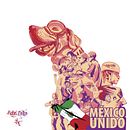 México unido. Un proyecto de Diseño de carteles, Ilustración digital e Ilustración vectorial de Rafael Cortes Casas - 19.09.2018