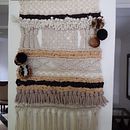 Mi Proyecto del curso: Introducción al macramé: creación de un tapiz decorativo "PASIÓN GUAJIRA". Een project van Craft e Interieurontwerp van Lisbeth Ariza - 23.09.2018