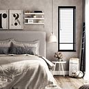 Dormitorio nordic style. Un projet de 3D, Architecture, Architecture d'intérieur , et Design d'intérieur de Sara Gonzalez - 09.09.2018