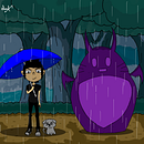 Fanart totoro . Un progetto di Illustrazione digitale di Erick Saul Mendez Ortega - 30.09.2018