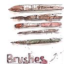 Brushes. Projekt z dziedziny  R i sunek użytkownika Joni River - 03.10.2018