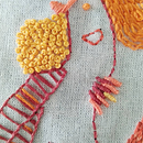 Mi Proyecto del curso: Técnicas de bordado: ilustrando con hilo y aguja. Un projet de Artisanat, Beaux Arts, Broderie , et Créativité de Trinidad Quito Bravo - 31.12.2018