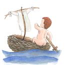 Ilustraciones para el libro "Peter Pan en los jardines de Kensington" de J.M.Barrie. Traditional illustration project by Amparo Saera - 10.10.2018