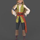 Luna_ Cartoon Character . 3D, Animação 3D, Design de personagens 3D, e Modelagem 3D projeto de Miquel Purrà Teixidó - 13.07.2017