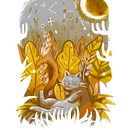Night in the woods. Un proyecto de Ilustración tradicional e Ilustración digital de Miguel Ángel Fernández Cornejo - 14.10.2018
